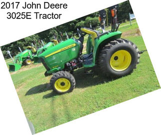 2017 John Deere 3025E Tractor