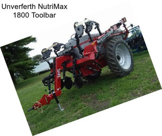 Unverferth NutriMax 1800 Toolbar