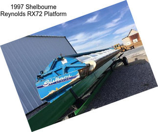 1997 Shelbourne Reynolds RX72 Platform