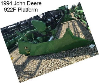 1994 John Deere 922F Platform