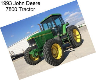 1993 John Deere 7800 Tractor