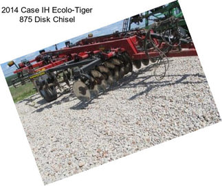 2014 Case IH Ecolo-Tiger 875 Disk Chisel