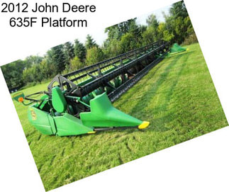 2012 John Deere 635F Platform