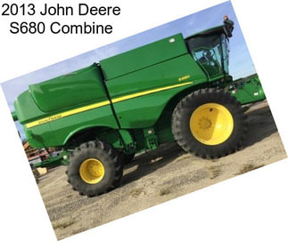 2013 John Deere S680 Combine