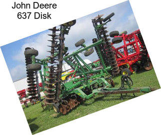 John Deere 637 Disk