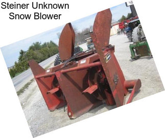 Steiner Unknown Snow Blower