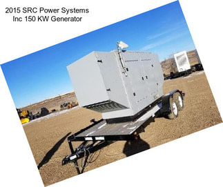 2015 SRC Power Systems Inc 150 KW Generator