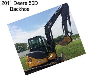 2011 Deere 50D Backhoe