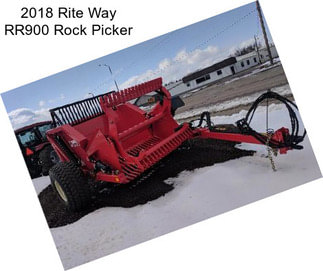 2018 Rite Way RR900 Rock Picker