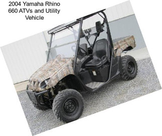 2004 Yamaha Rhino 660 ATVs and Utility Vehicle