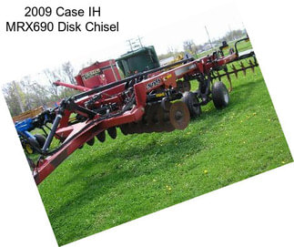 2009 Case IH MRX690 Disk Chisel