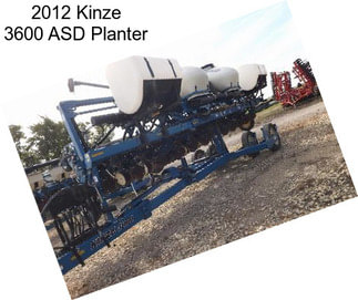 2012 Kinze 3600 ASD Planter