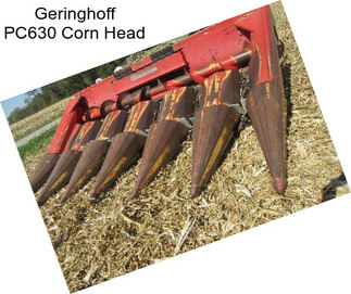 Geringhoff PC630 Corn Head