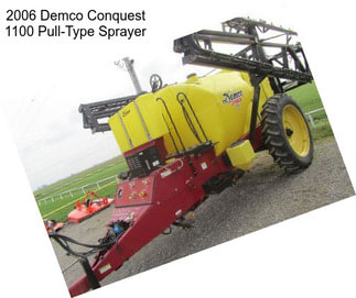 2006 Demco Conquest 1100 Pull-Type Sprayer