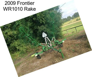 2009 Frontier WR1010 Rake