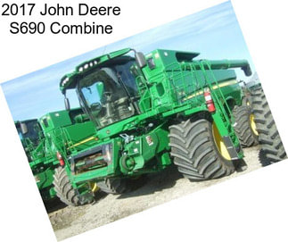 2017 John Deere S690 Combine