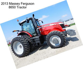 2013 Massey Ferguson 8650 Tractor