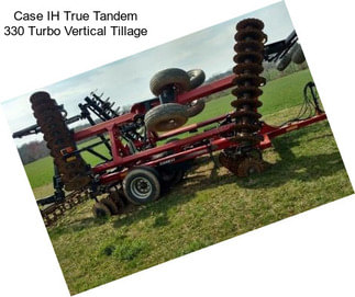 Case IH True Tandem 330 Turbo Vertical Tillage