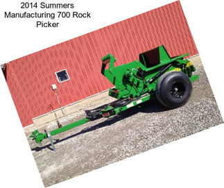 2014 Summers Manufacturing 700 Rock Picker