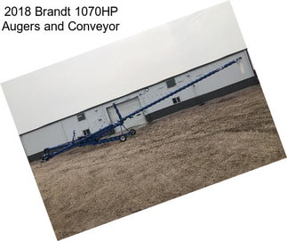 2018 Brandt 1070HP Augers and Conveyor