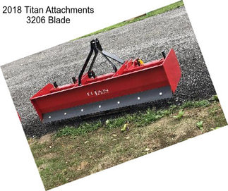 2018 Titan Attachments 3206 Blade