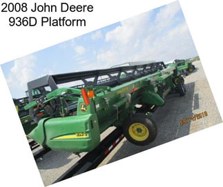 2008 John Deere 936D Platform