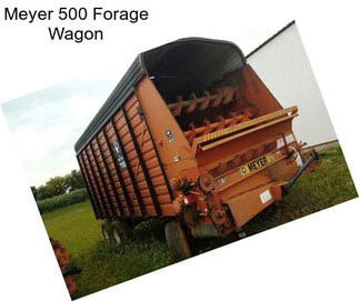 Meyer 500 Forage Wagon