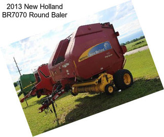 2013 New Holland BR7070 Round Baler