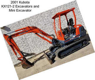 2001 Kubota KX121-2 Excavators and Mini Excavator