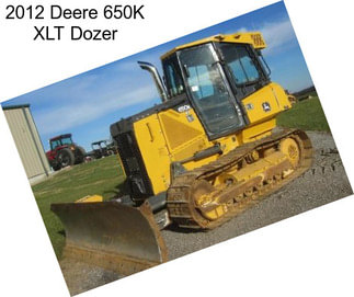 2012 Deere 650K XLT Dozer