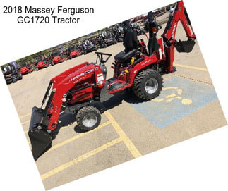 2018 Massey Ferguson GC1720 Tractor