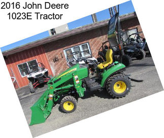 2016 John Deere 1023E Tractor