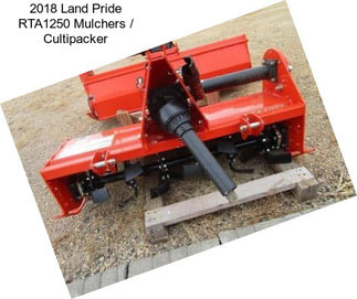 2018 Land Pride RTA1250 Mulchers / Cultipacker