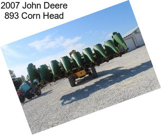 2007 John Deere 893 Corn Head