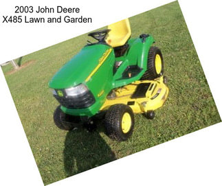 2003 John Deere X485 Lawn and Garden