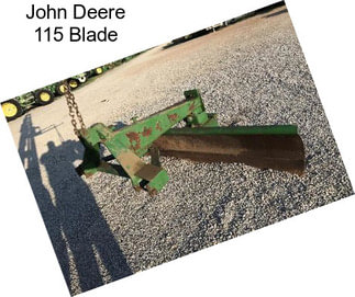 John Deere 115 Blade