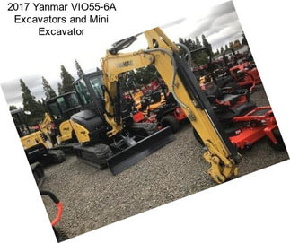 2017 Yanmar VIO55-6A Excavators and Mini Excavator