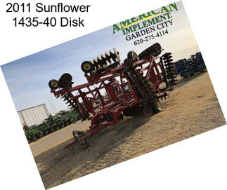 2011 Sunflower 1435-40 Disk