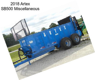 2018 Artex SB500 Miscellaneous