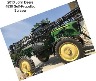 2013 John Deere 4830 Self-Propelled Sprayer