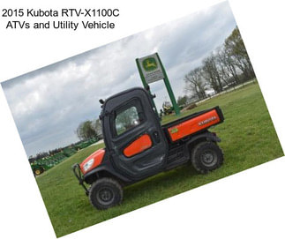 2015 Kubota RTV-X1100C ATVs and Utility Vehicle