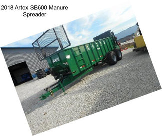 2018 Artex SB600 Manure Spreader