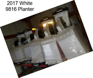 2017 White 9816 Planter