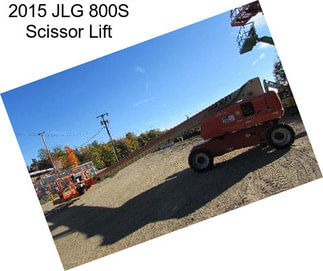 2015 JLG 800S Scissor Lift