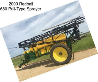 2000 Redball 680 Pull-Type Sprayer