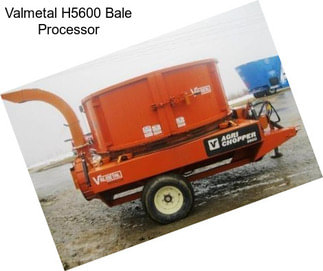 Valmetal H5600 Bale Processor