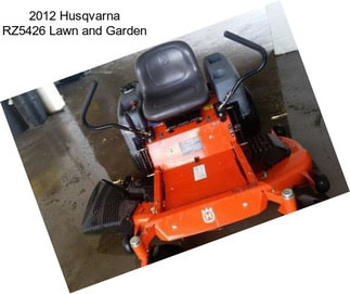 2012 Husqvarna RZ5426 Lawn and Garden