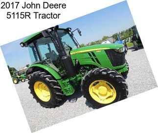 2017 John Deere 5115R Tractor