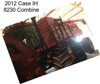 2012 Case IH 8230 Combine