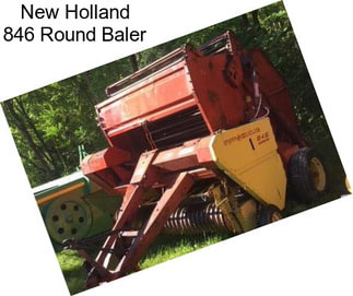 New Holland 846 Round Baler